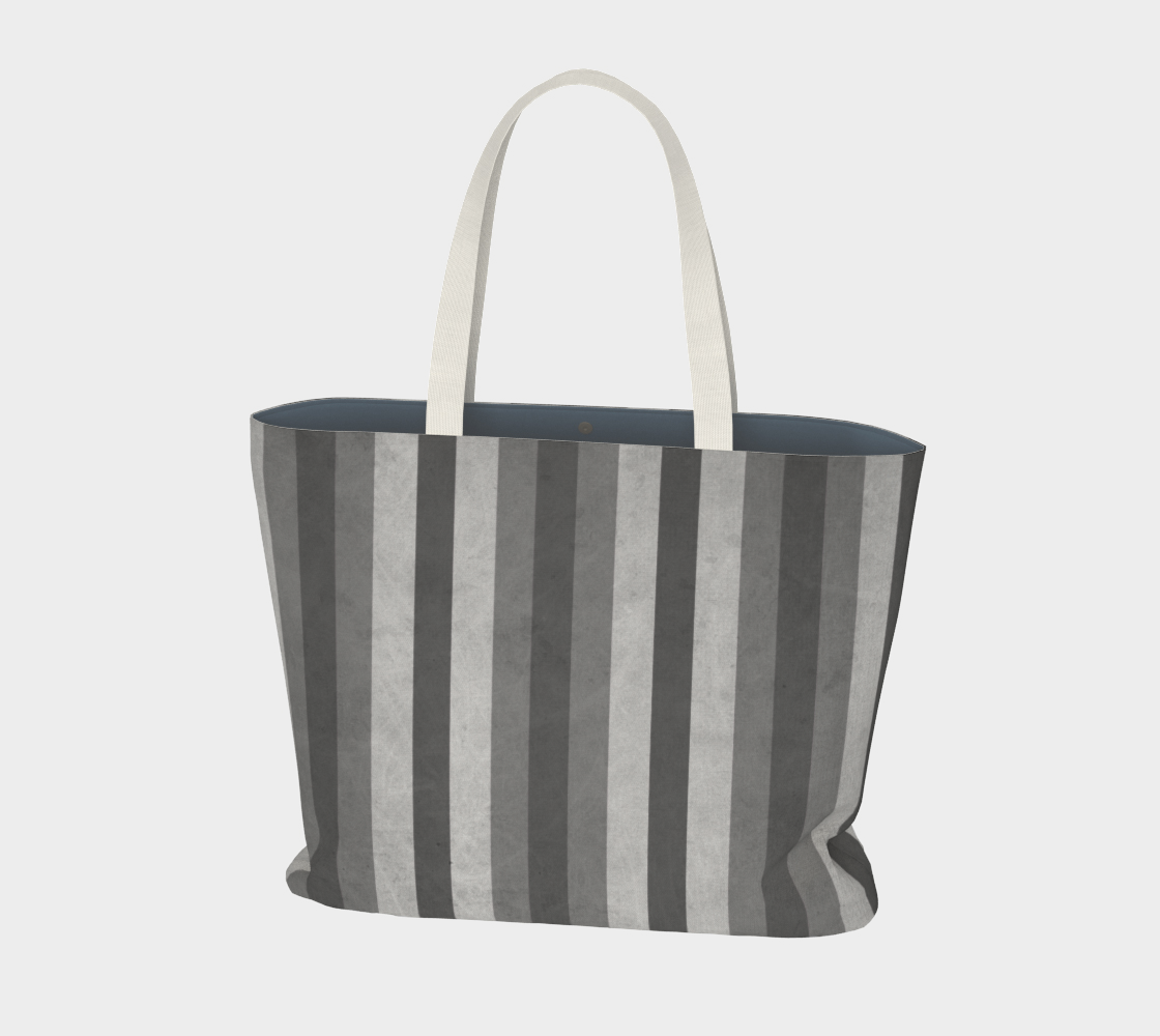Stripes Collection: Fifty Shades Large Tote Bag preview #1