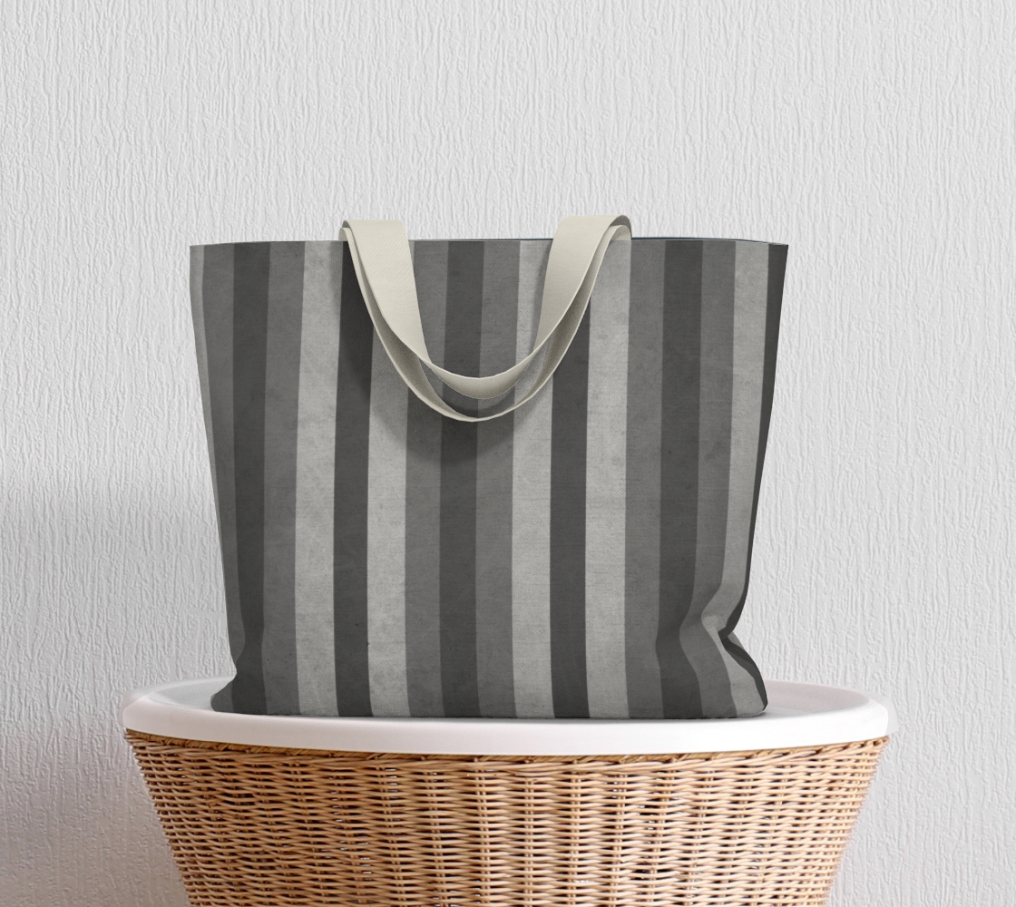 Stripes Collection: Fifty Shades Large Tote Bag thumbnail #6