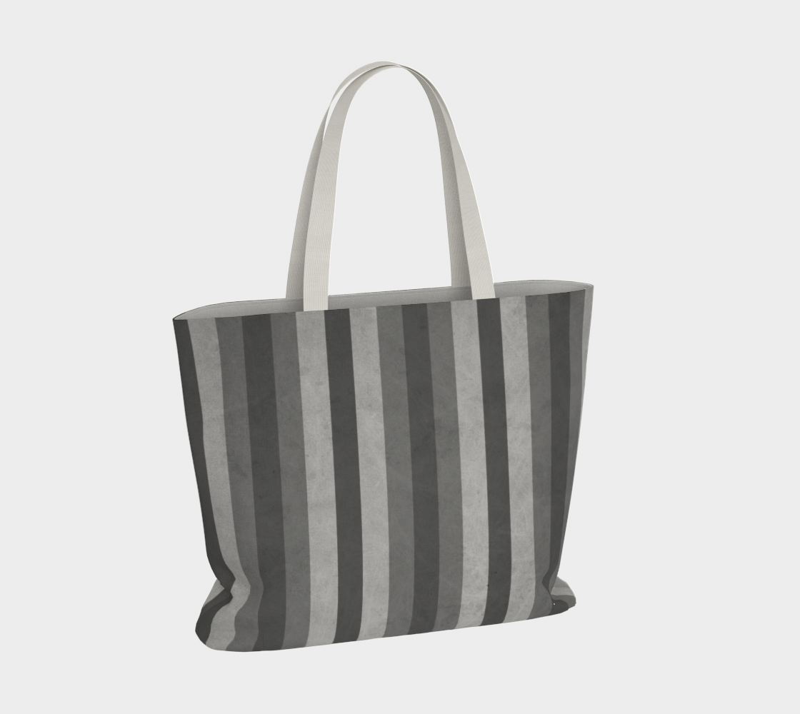 Stripes Collection: Fifty Shades Large Tote Bag thumbnail #5