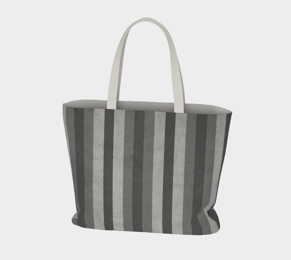 Stripes Collection: Fifty Shades Large Tote Bag preview #3