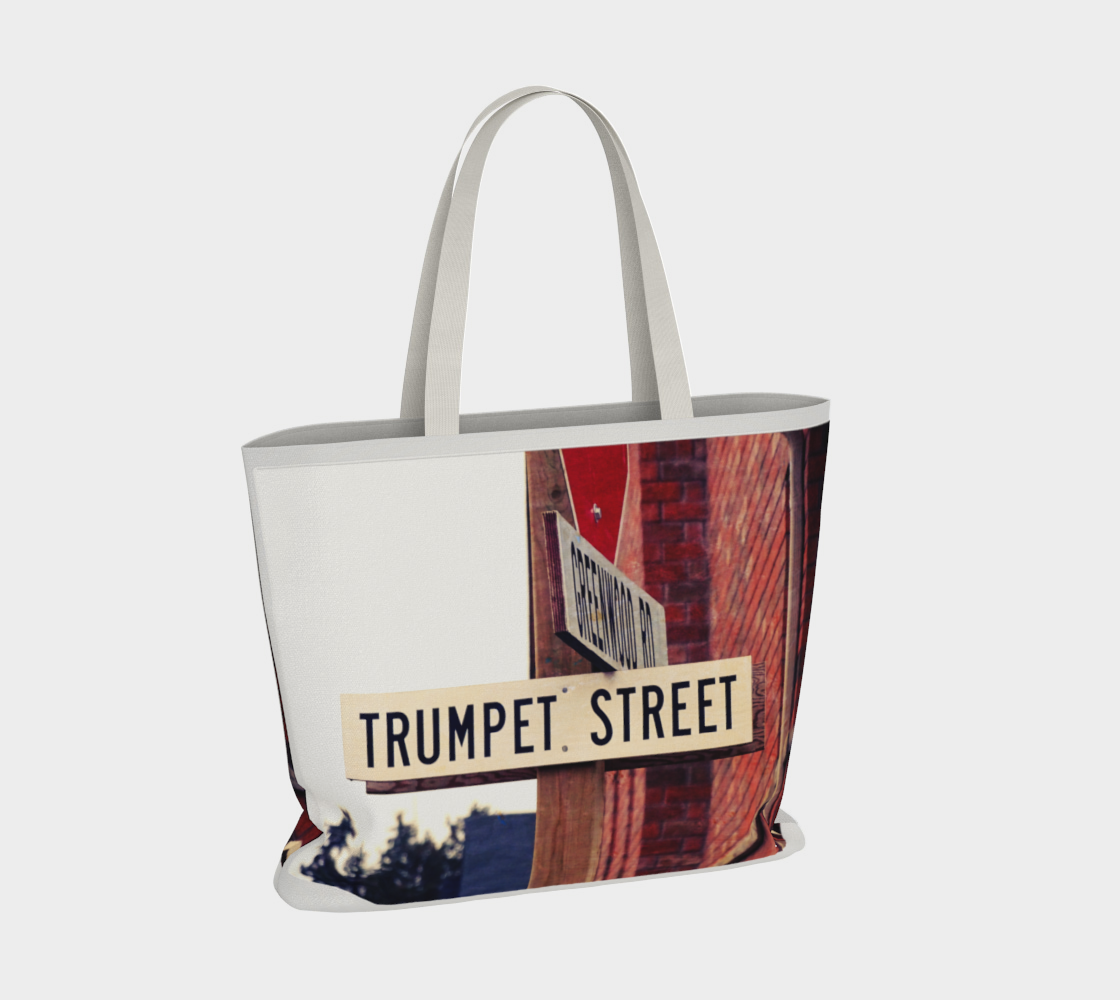 Trumpet street Large tote bag preview #4