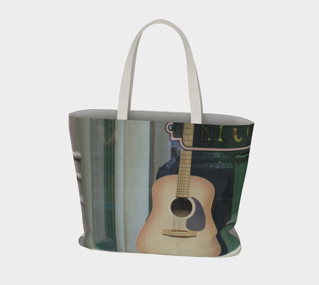 Guitar Large tote bag 3 preview #3