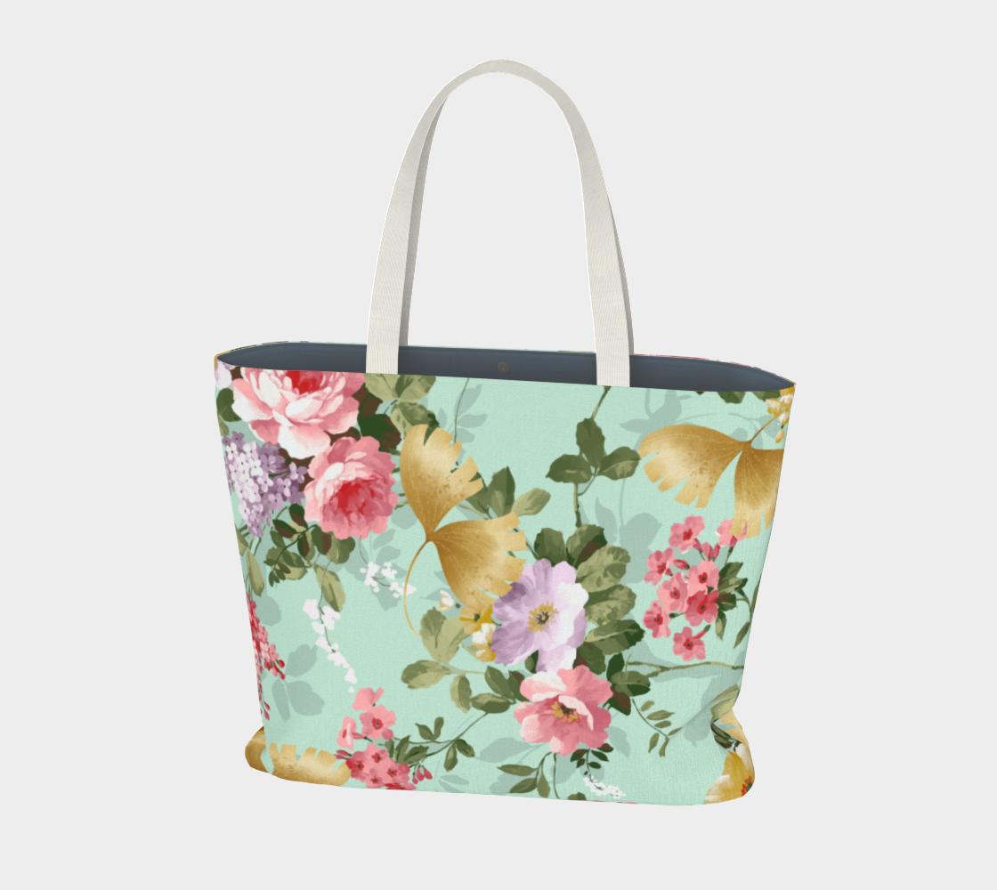 Where Flowers Bloom So Does Hope Large Tote Bag aperçu