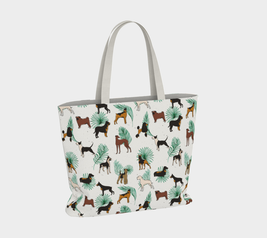 Miracles with paws Large Tote Bag preview #4