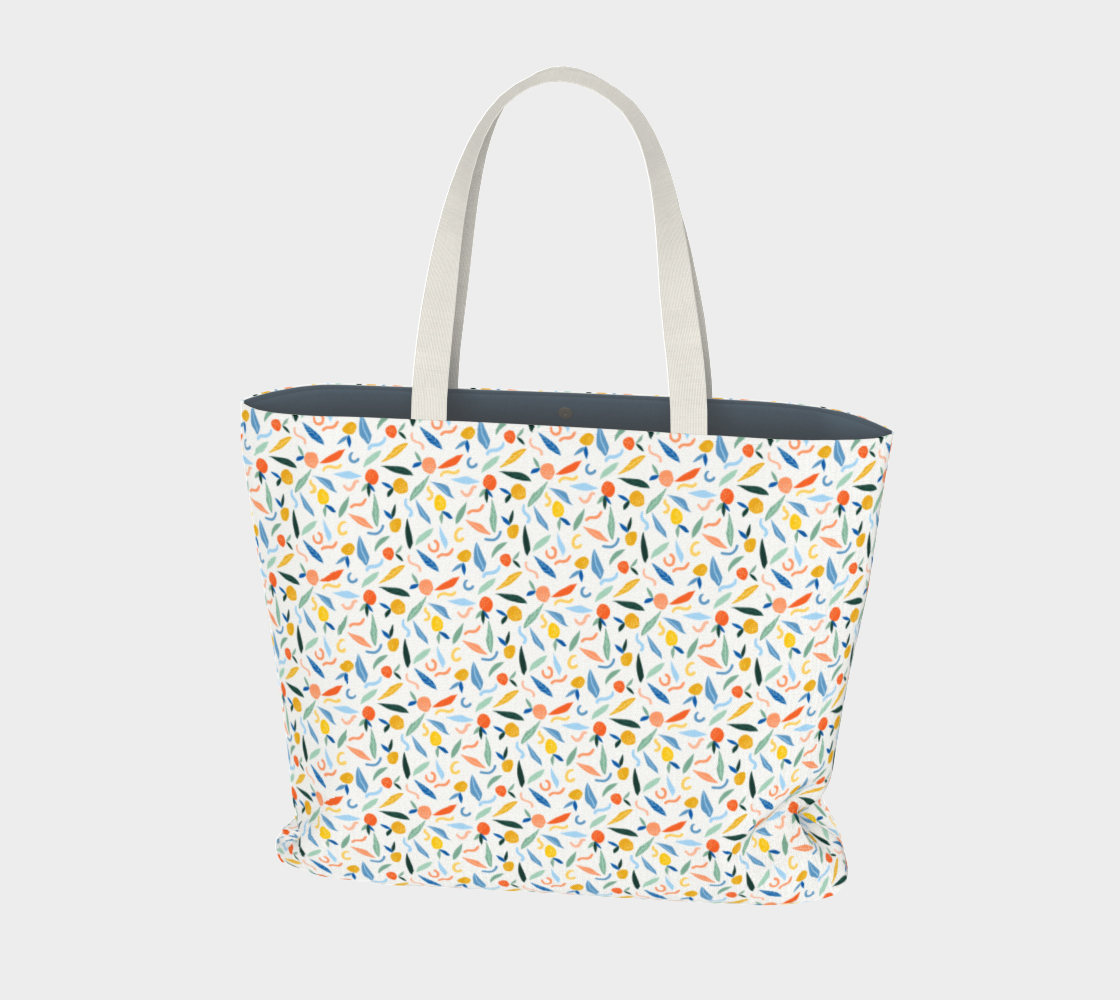 The object of art is to give life a shape Large Tote Bag preview