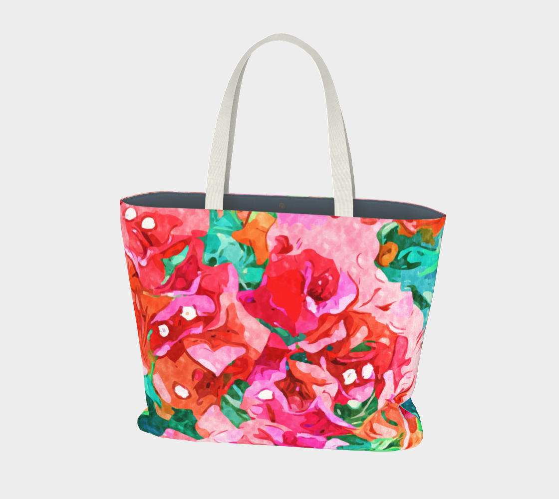 Be like Bougainvillea Large Tote Bag preview