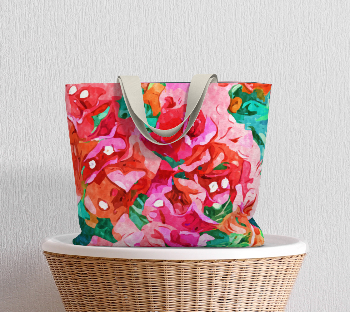 Be like Bougainvillea Large Tote Bag preview #5