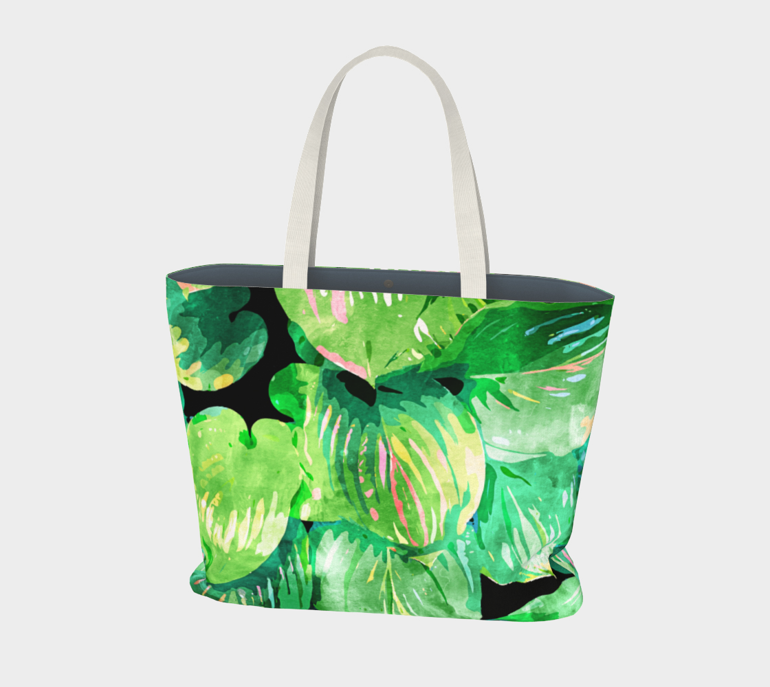 Colors Of The Jungle Large Tote Bag aperçu