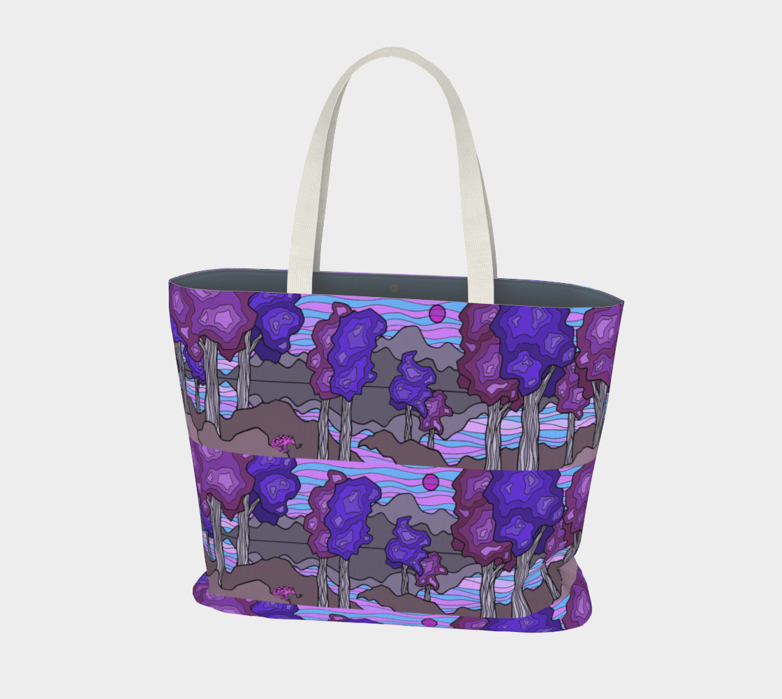 Frog In A Purple Psychedelic Forest preview #1