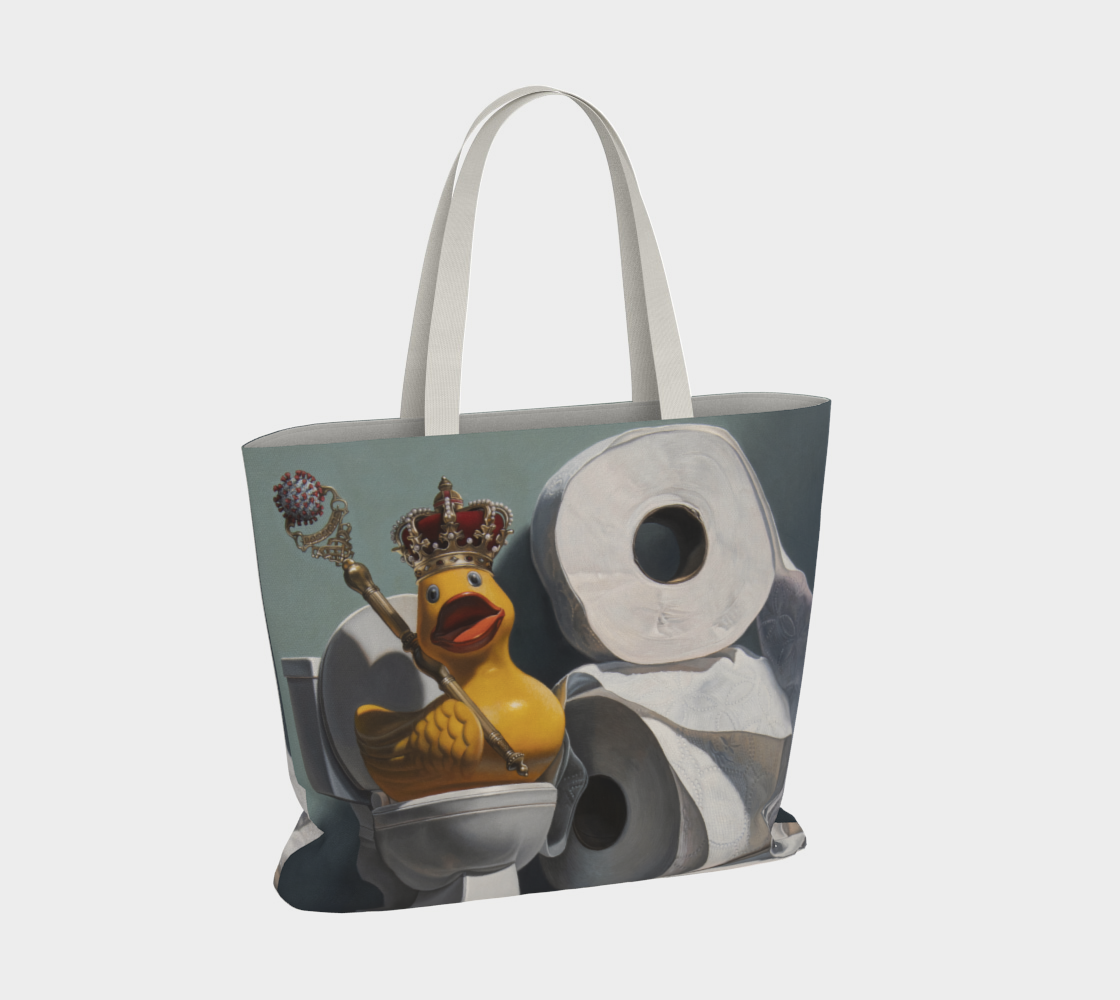 What the Duck Large Tote Bag preview #4