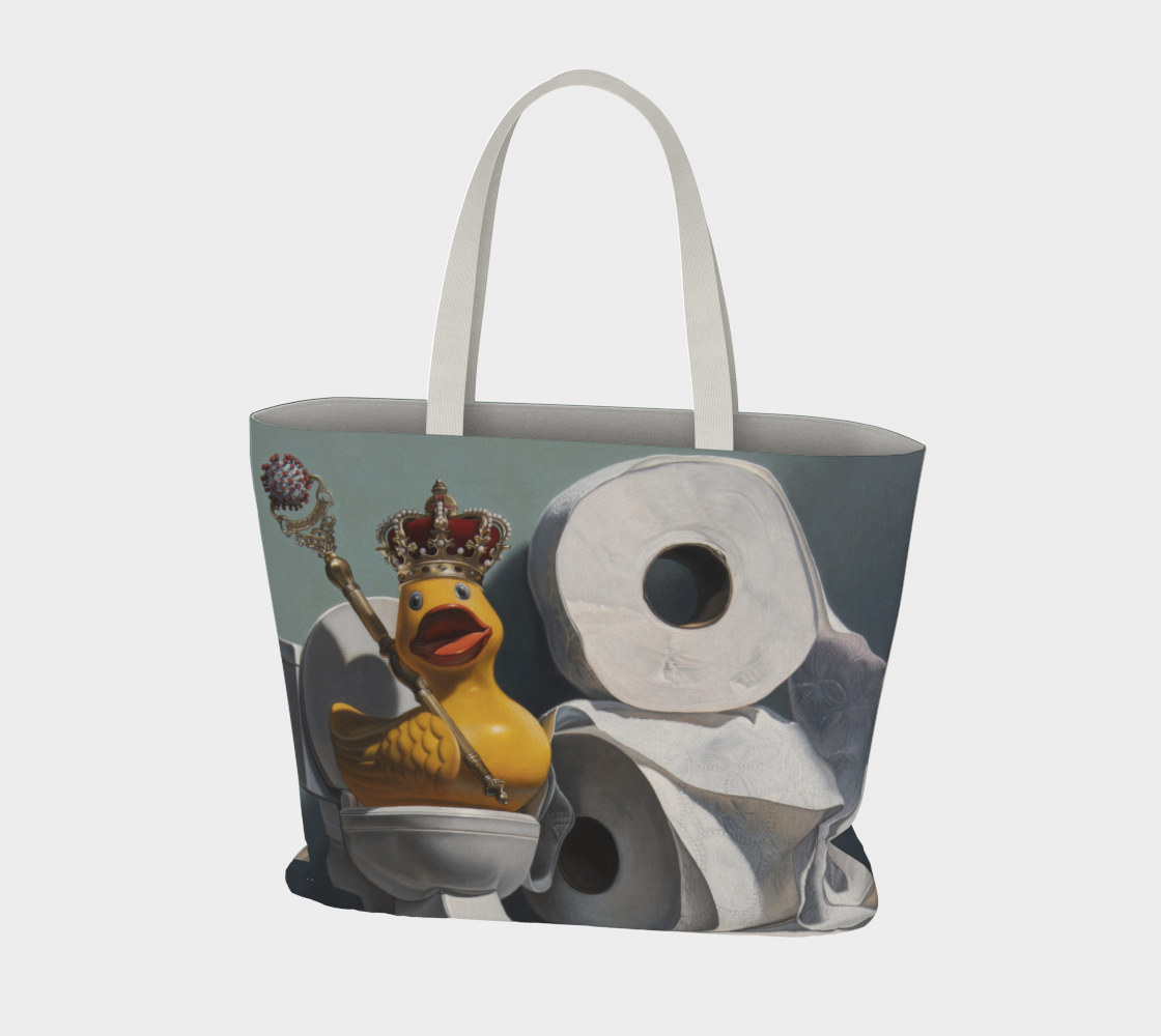 What the Duck Large Tote Bag preview #3