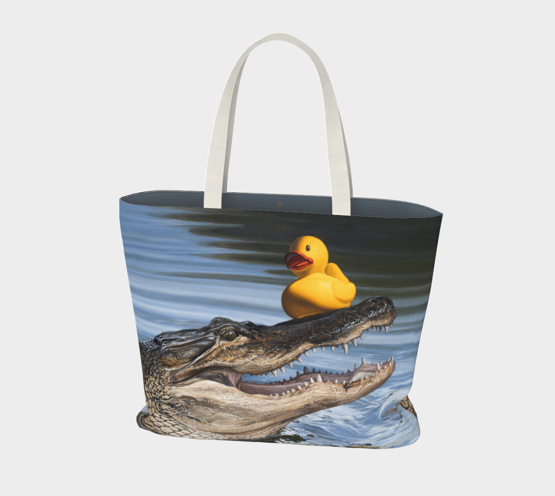 Sitting Duck Large Tote Bag 3D preview