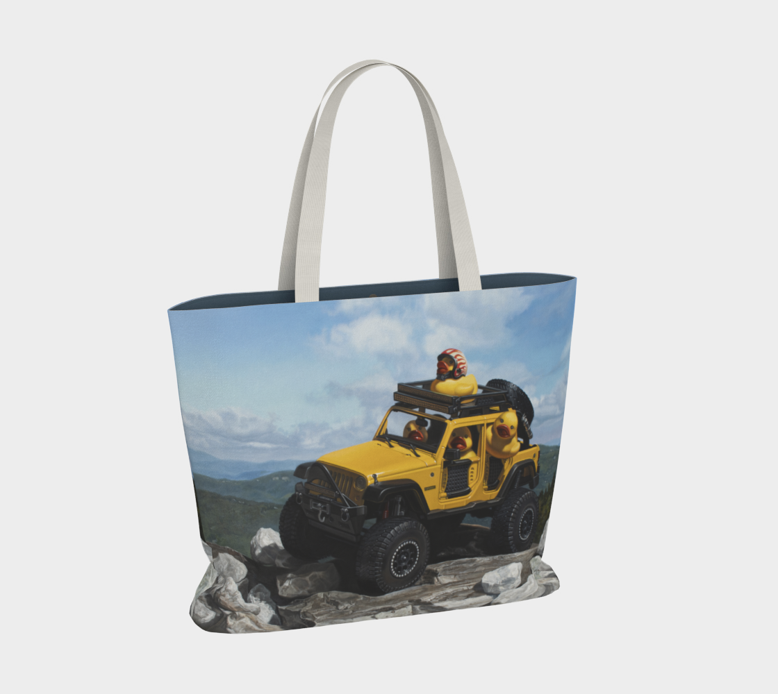 Keep On Ducking Large Tote Bag preview #2