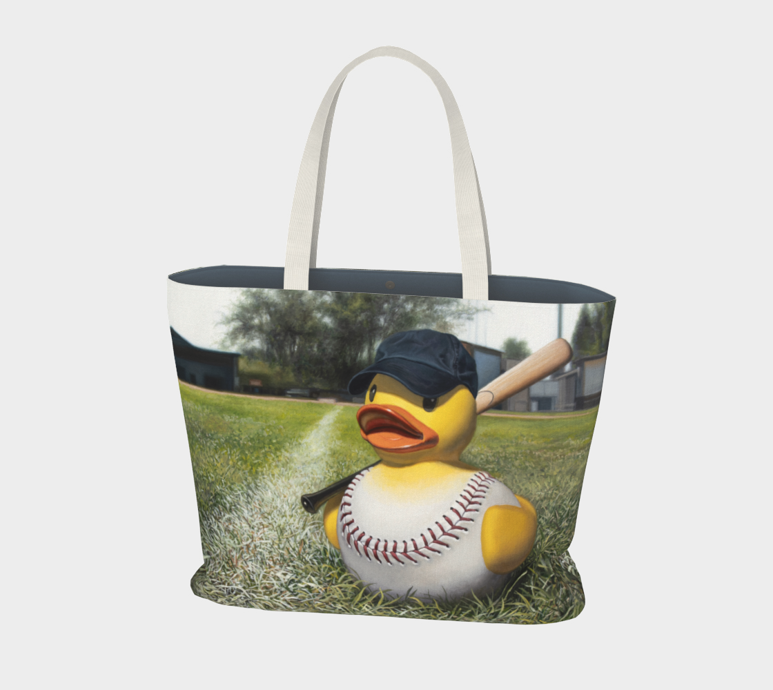 Fowl Ball Large Tote Bag 3D preview
