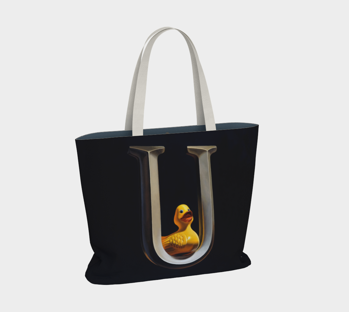 Duck U Large Tote Bag preview #2