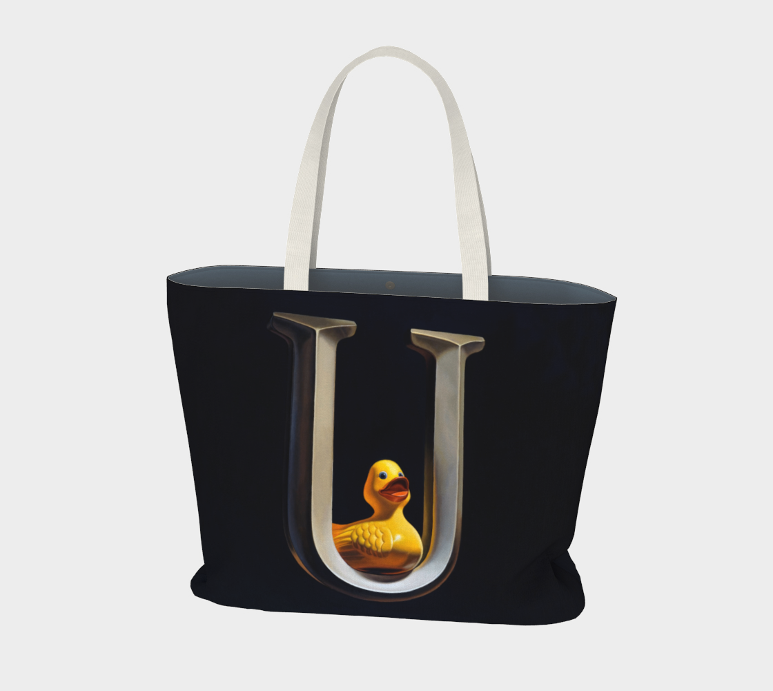 Duck U Large Tote Bag preview #1