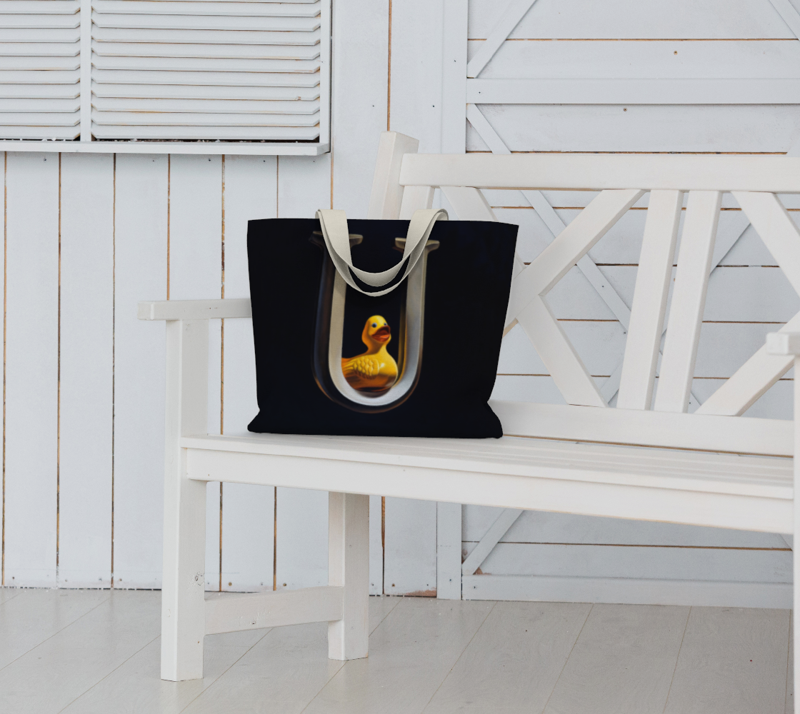 Duck U Large Tote Bag preview #6