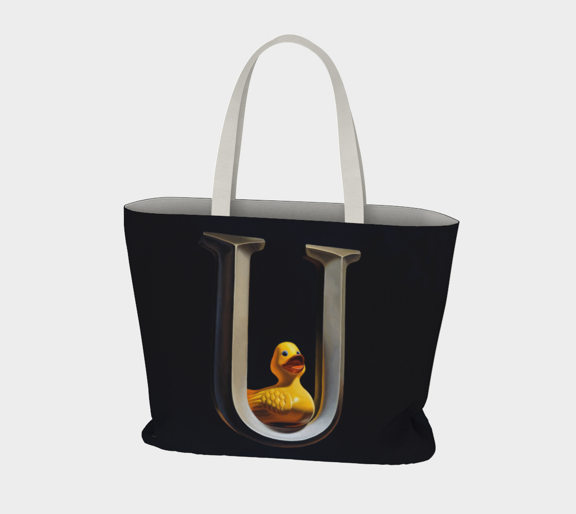 Duck U Large Tote Bag preview #3