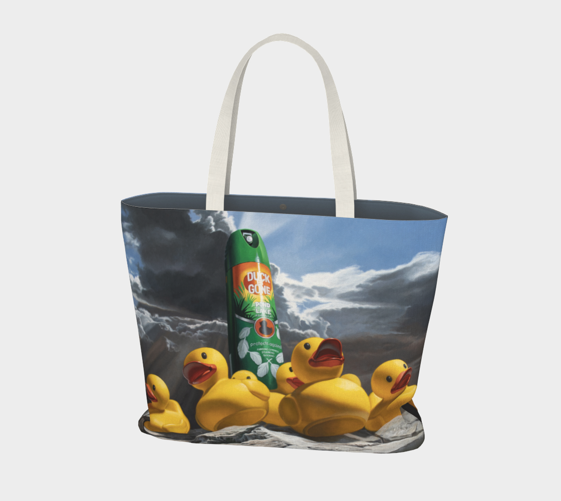 Duck Off Large Tote Bag preview