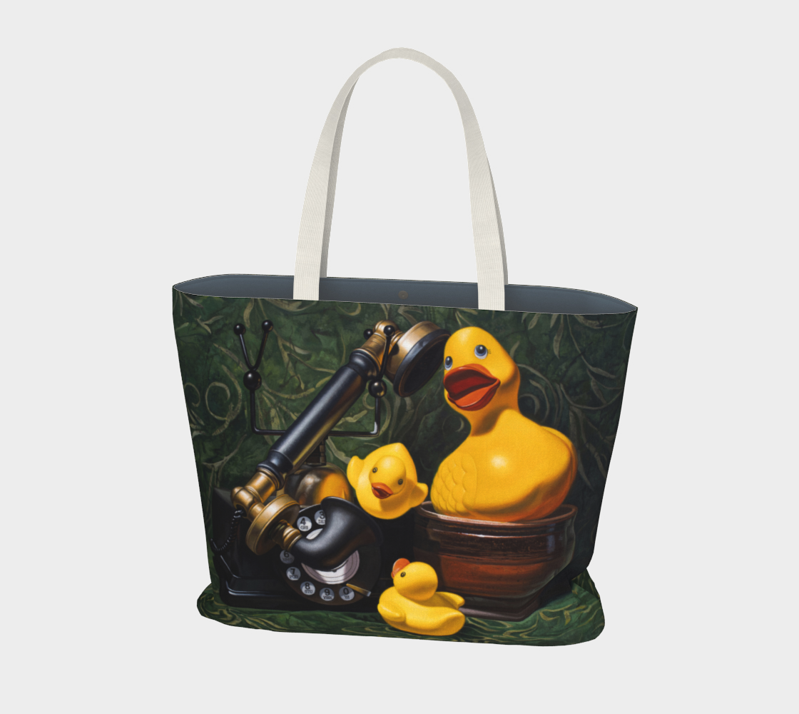 Duck Call Large Tote Bag preview #1