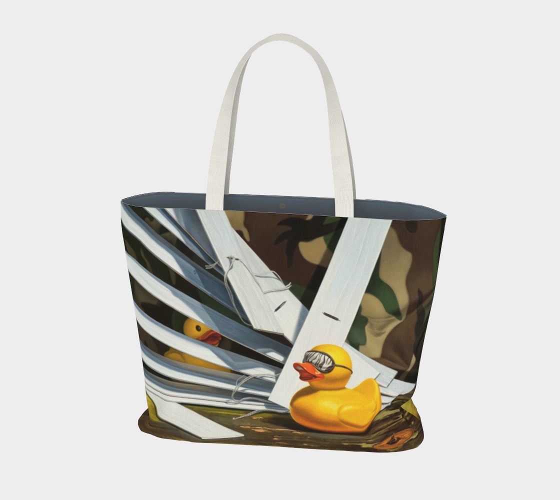 Duck Blind Large Tote Bag preview