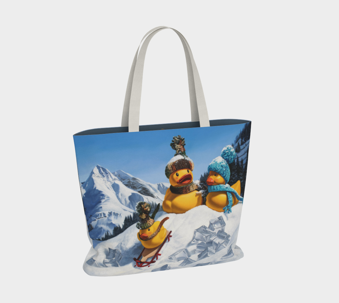 Cold Duck Large Tote Bag thumbnail #3