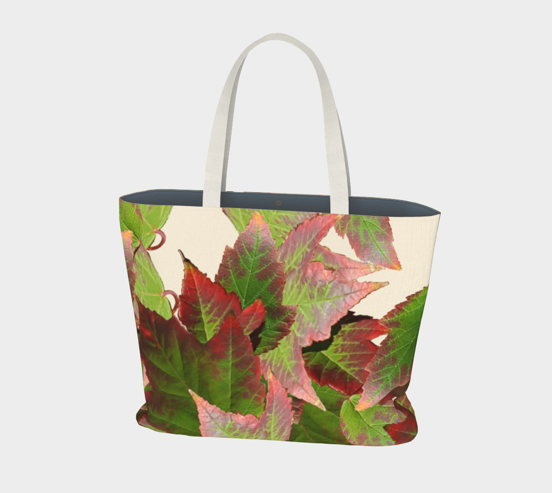 Leaves Large Tote Bag preview