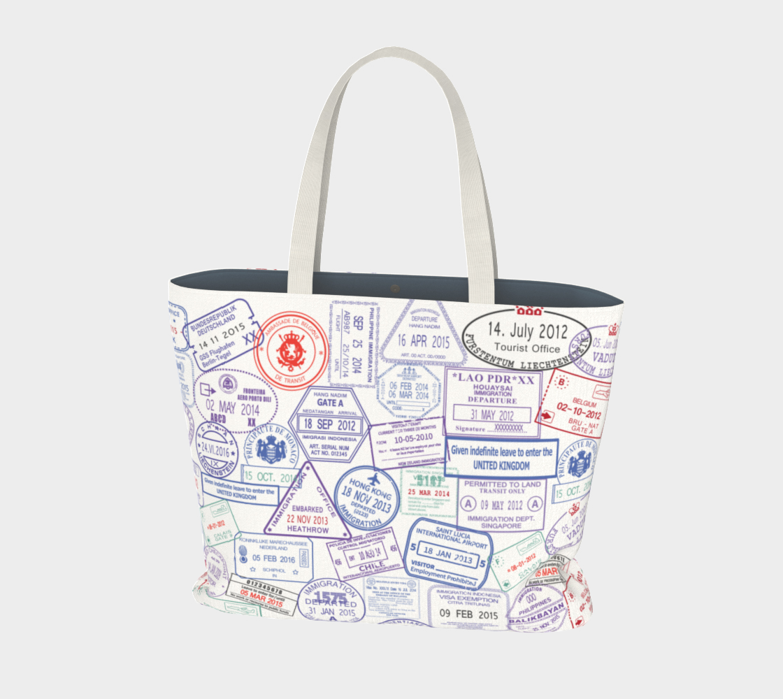 Passport Stamp Tote preview
