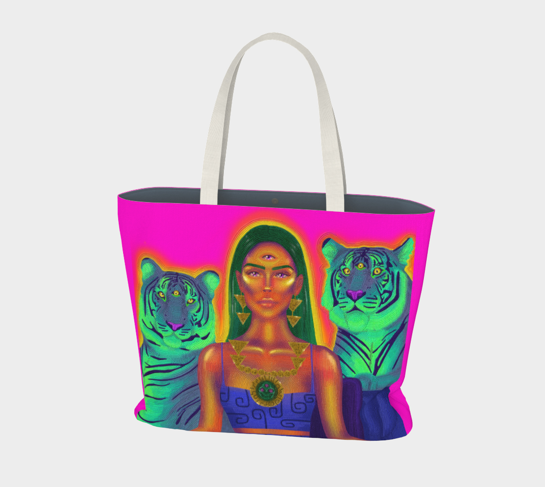Reclaiming Power (Beaded/Chakira effect) (no text) Large Tote preview