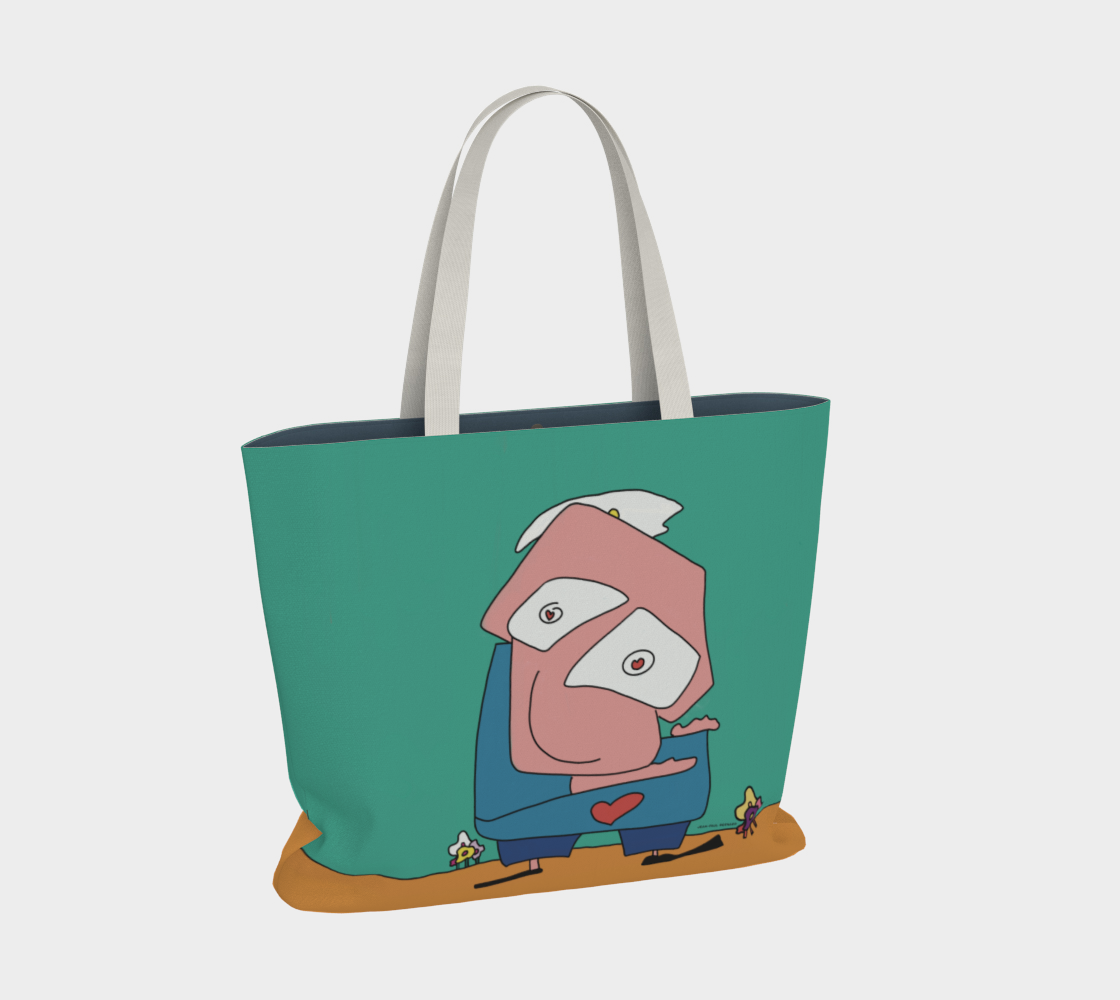 Aperçu de Sac large mR fleurs dessin de JPetMEL #2