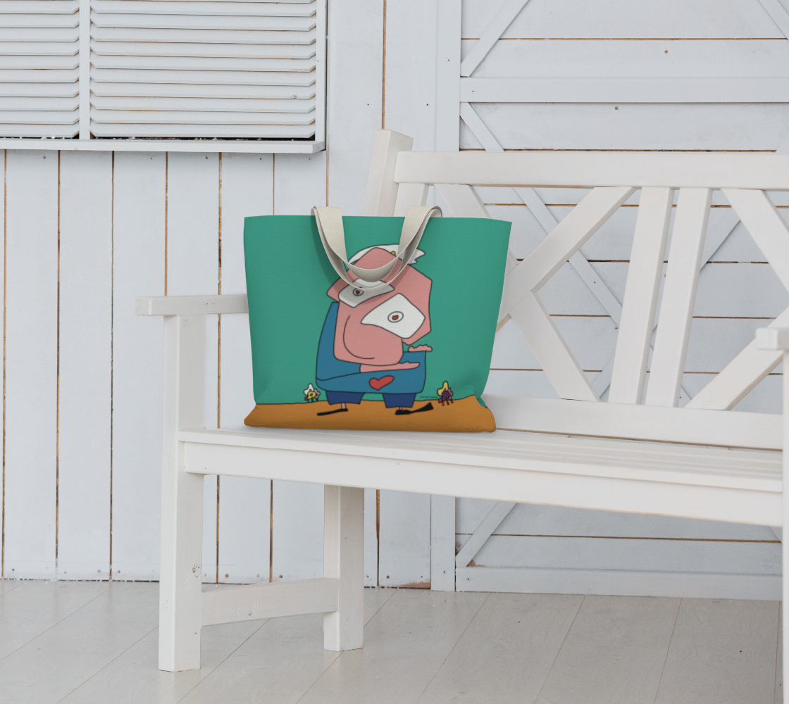 Aperçu de Sac large mR fleurs dessin de JPetMEL #6