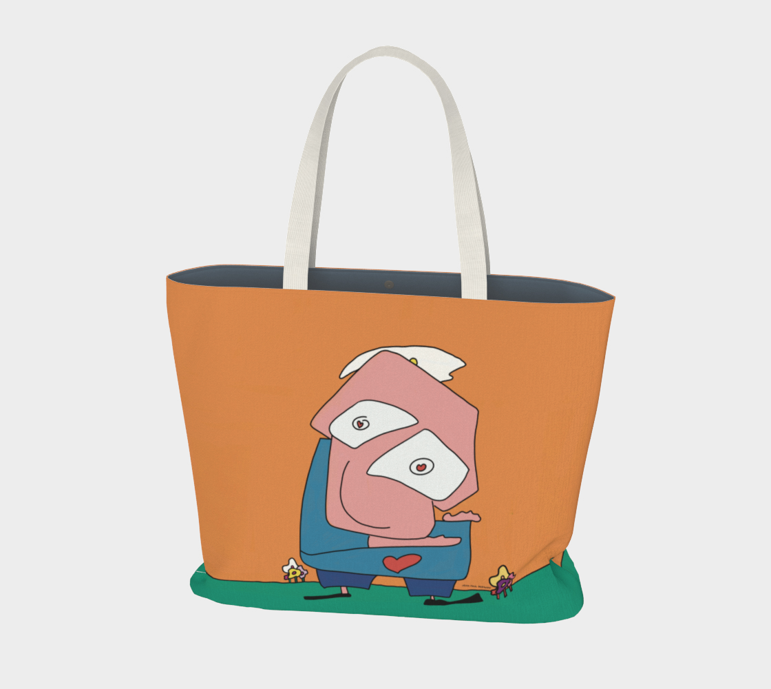 Sac large mr fleurs dessin de JPetMEL preview #1