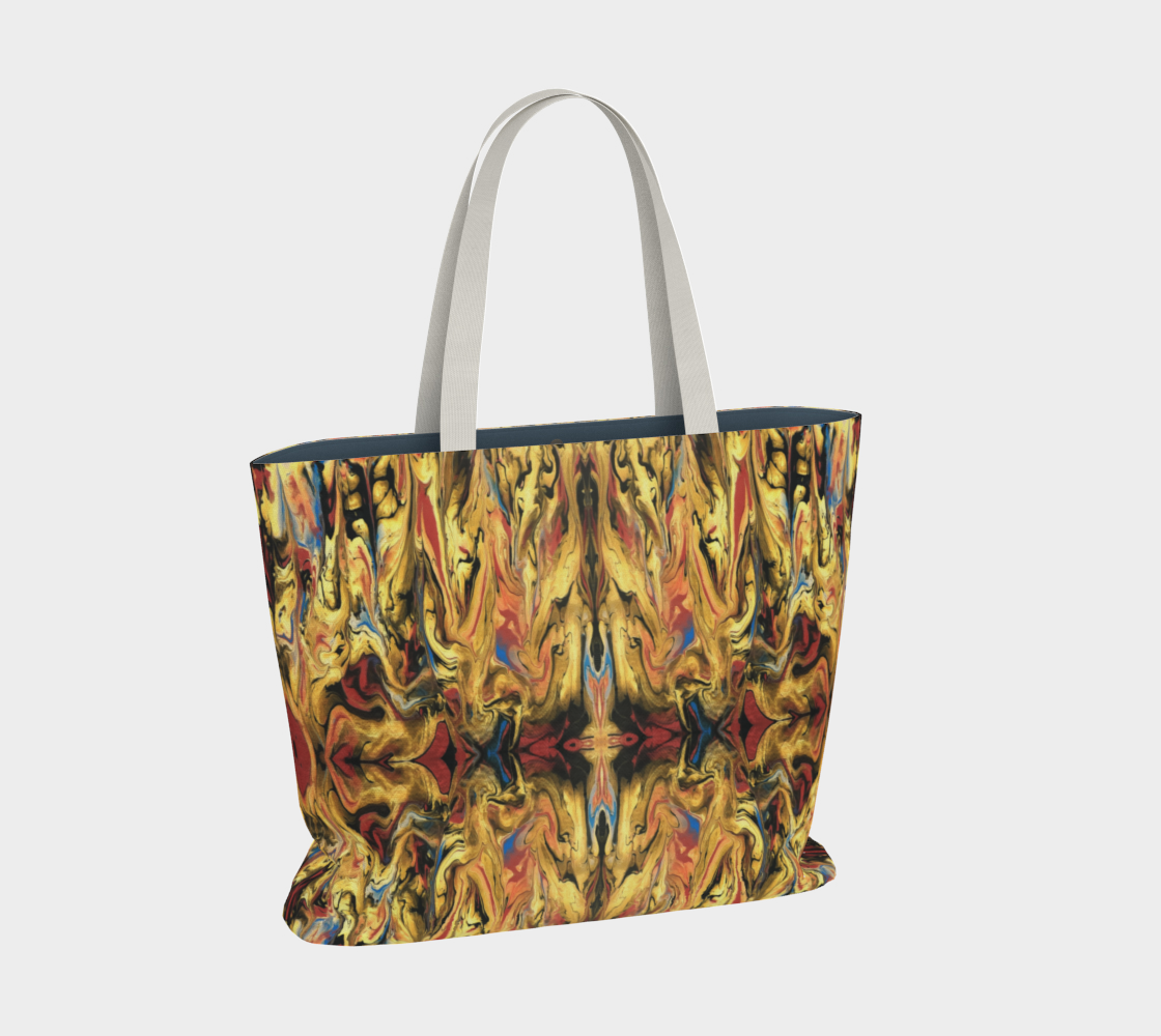 Lava Gold Large Tote Bag preview #2
