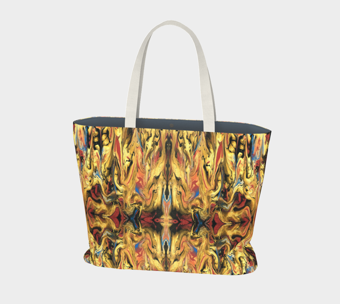 Lava Gold Large Tote Bag preview #1
