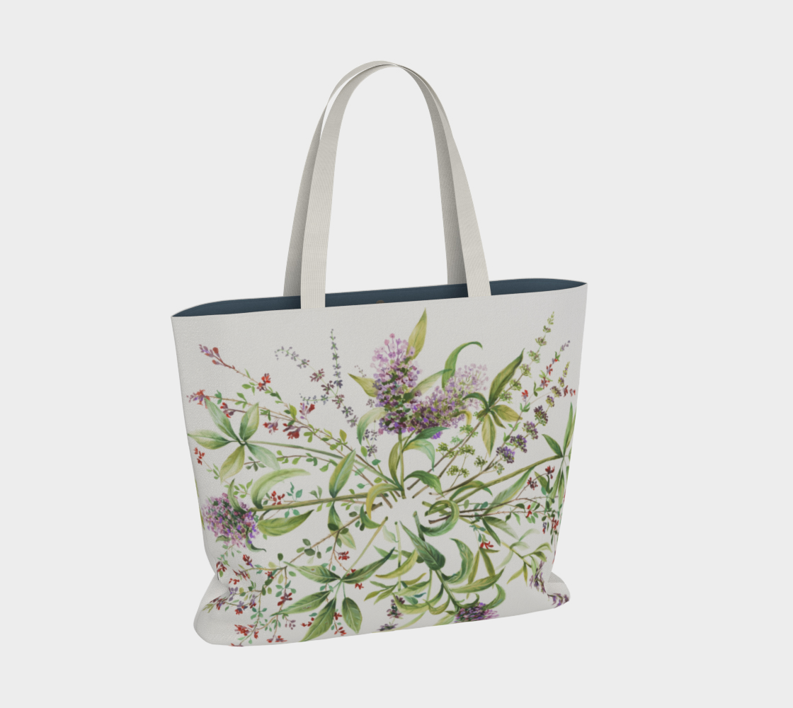 Botanical 1 Large Tote preview #2