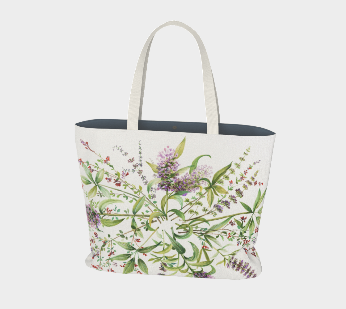 Botanical 1 Large Tote preview #1