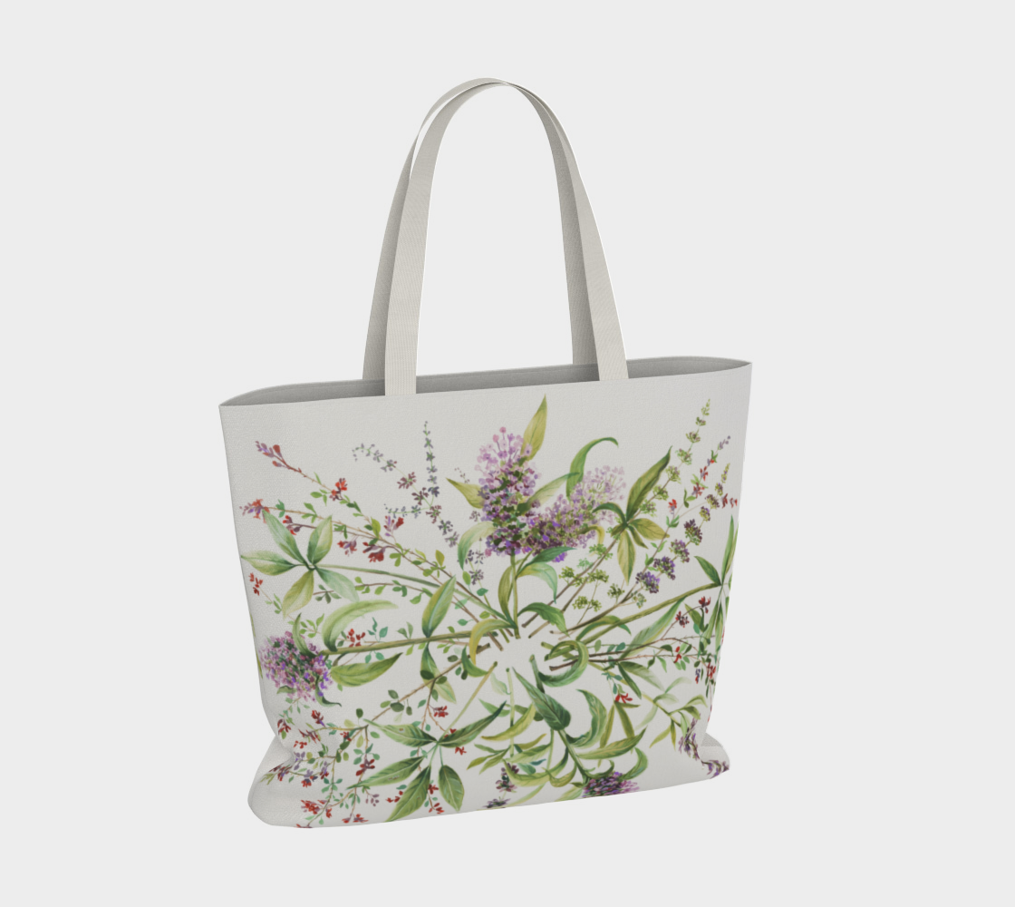 Botanical 1 Large Tote preview #4
