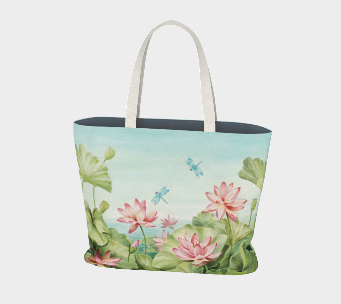 Dragonflies Large Tote Bag preview