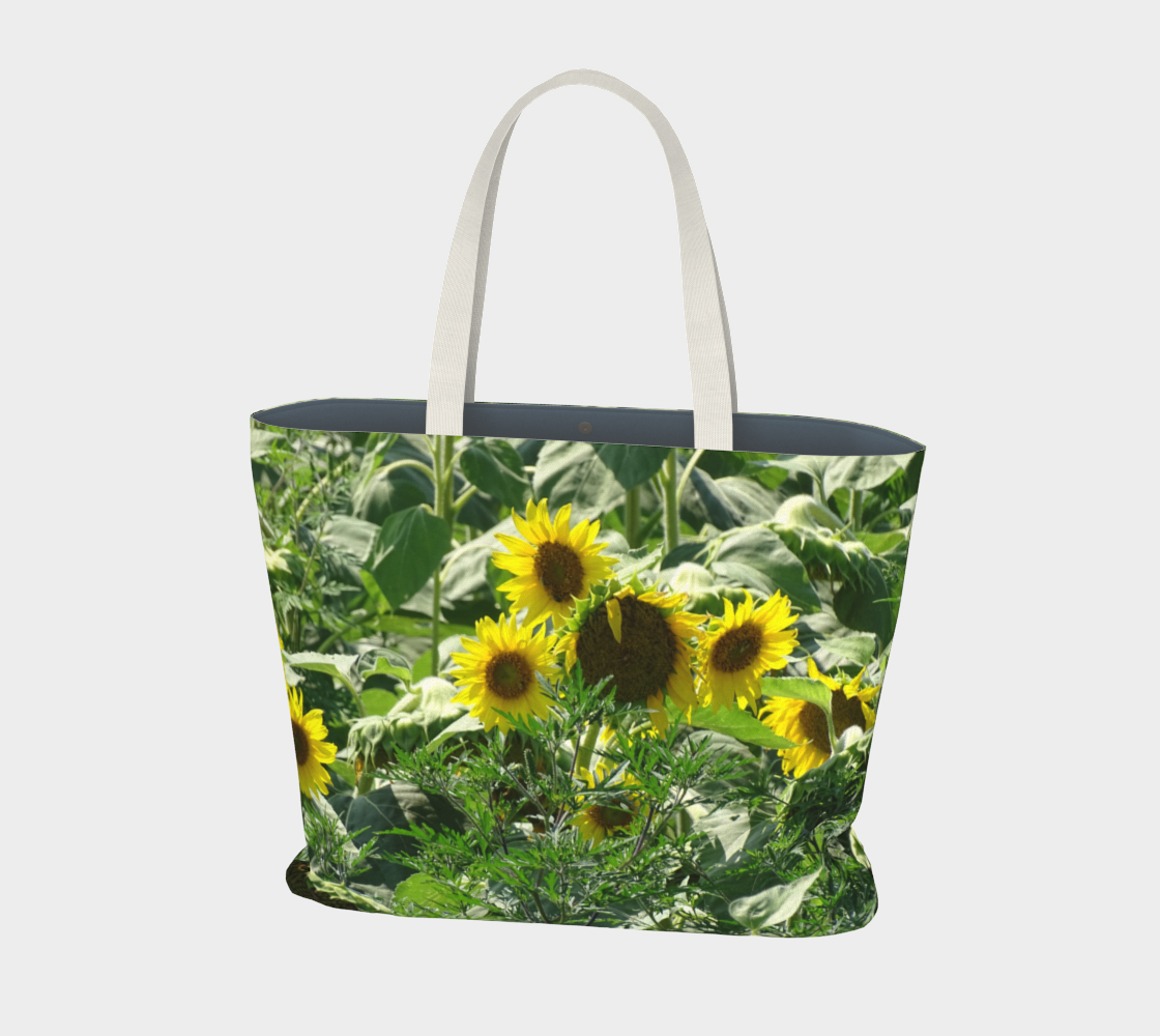 Sunflowers Large tote bag  preview