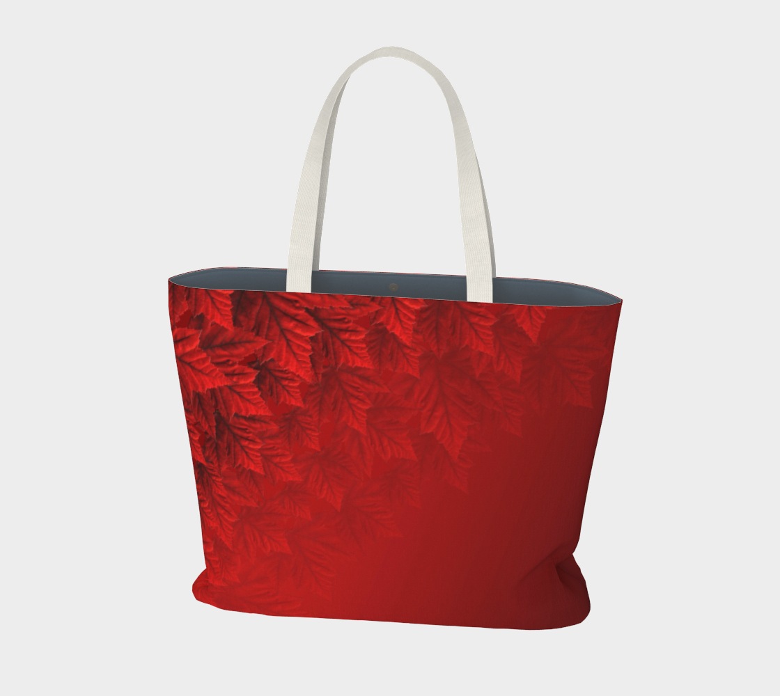 Canada Maple Leaf Tote Bags - Large preview