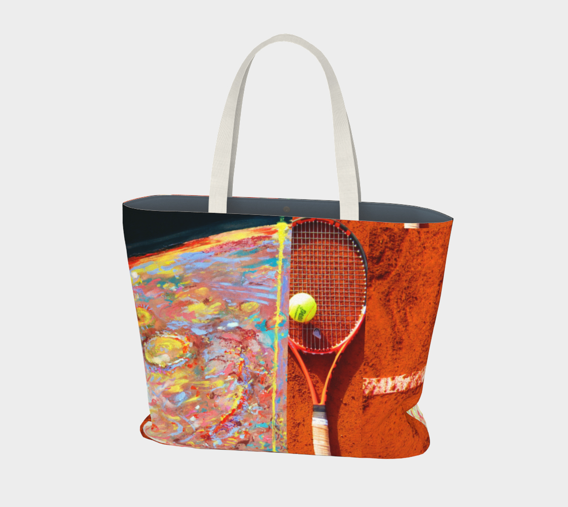 Red Planet Tennis Tote preview #1