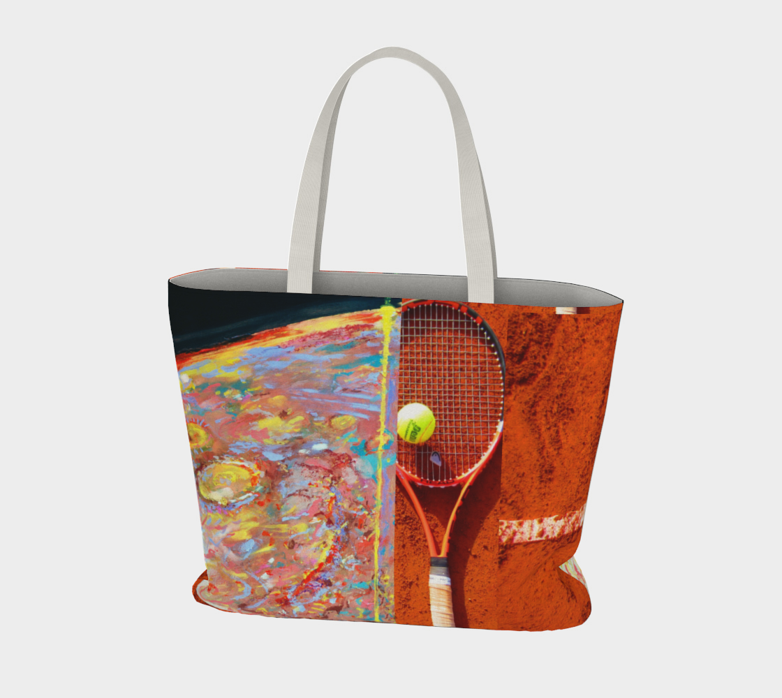 Red Planet Tennis Tote preview #3