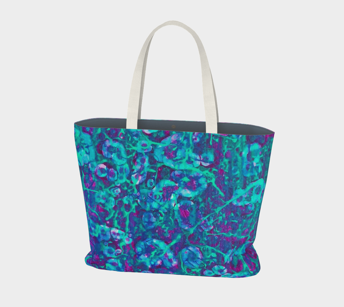 Azure Stone II Large Tote Bag 3D preview