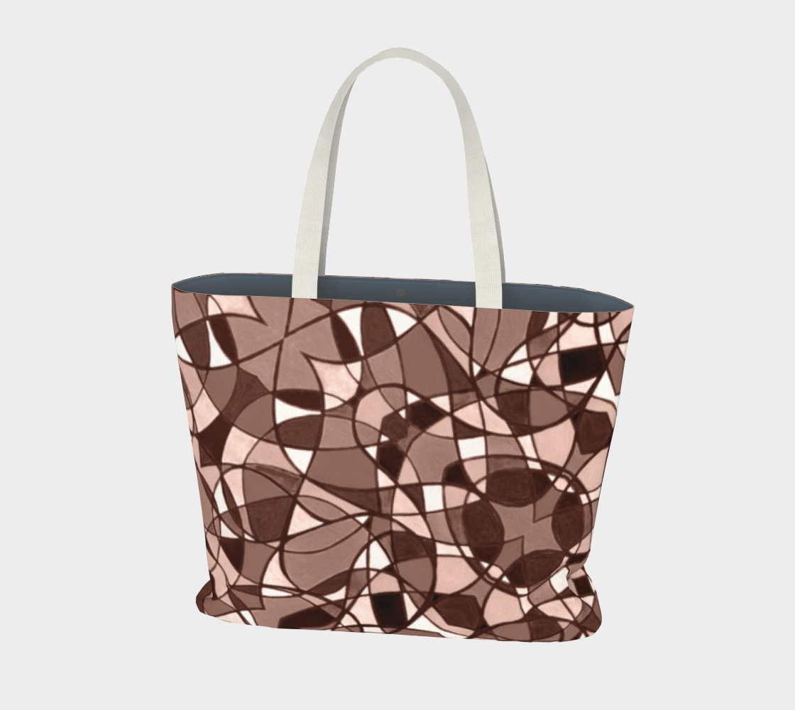 Mocha II Large Tote Bag preview #1