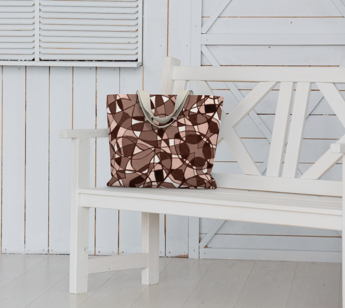 Mocha II Large Tote Bag preview #6