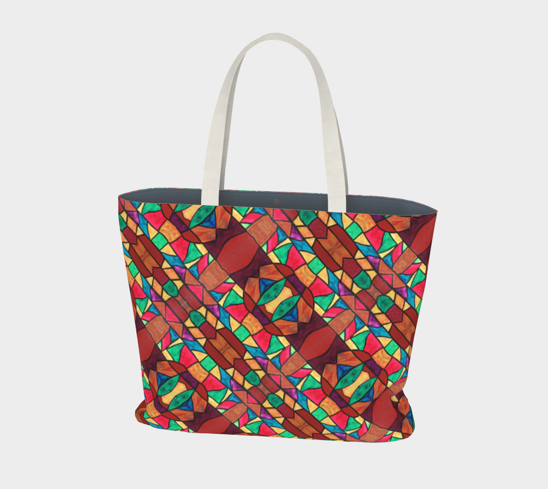 Penobscot Stained Glass II Large Tote Bag preview