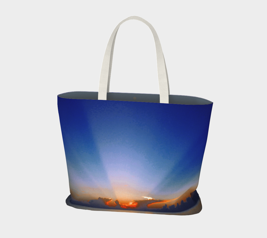 Crown Sunrise Large Tote Bag preview
