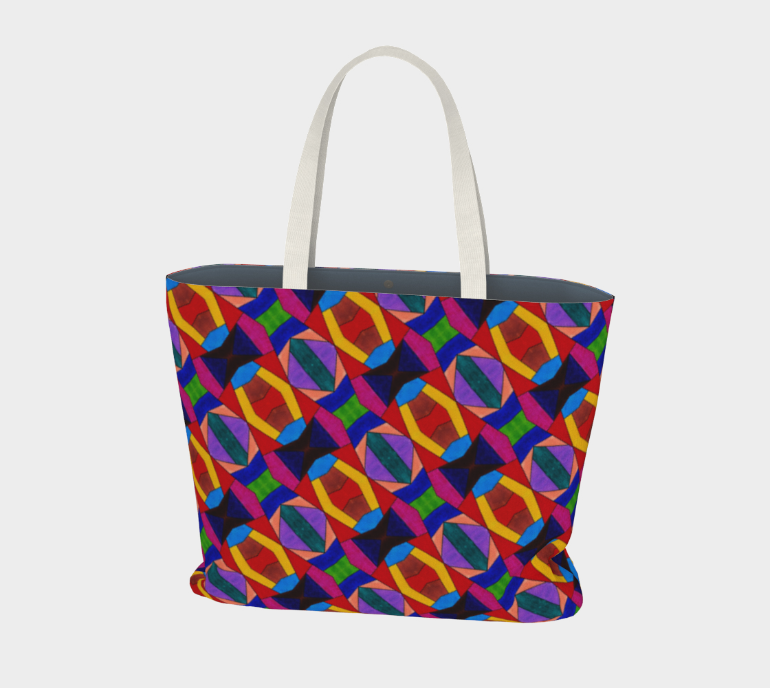 Red Weave Large Tote Bag preview