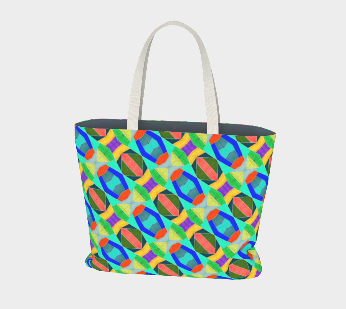 Summer Weave Large Tote Bag preview