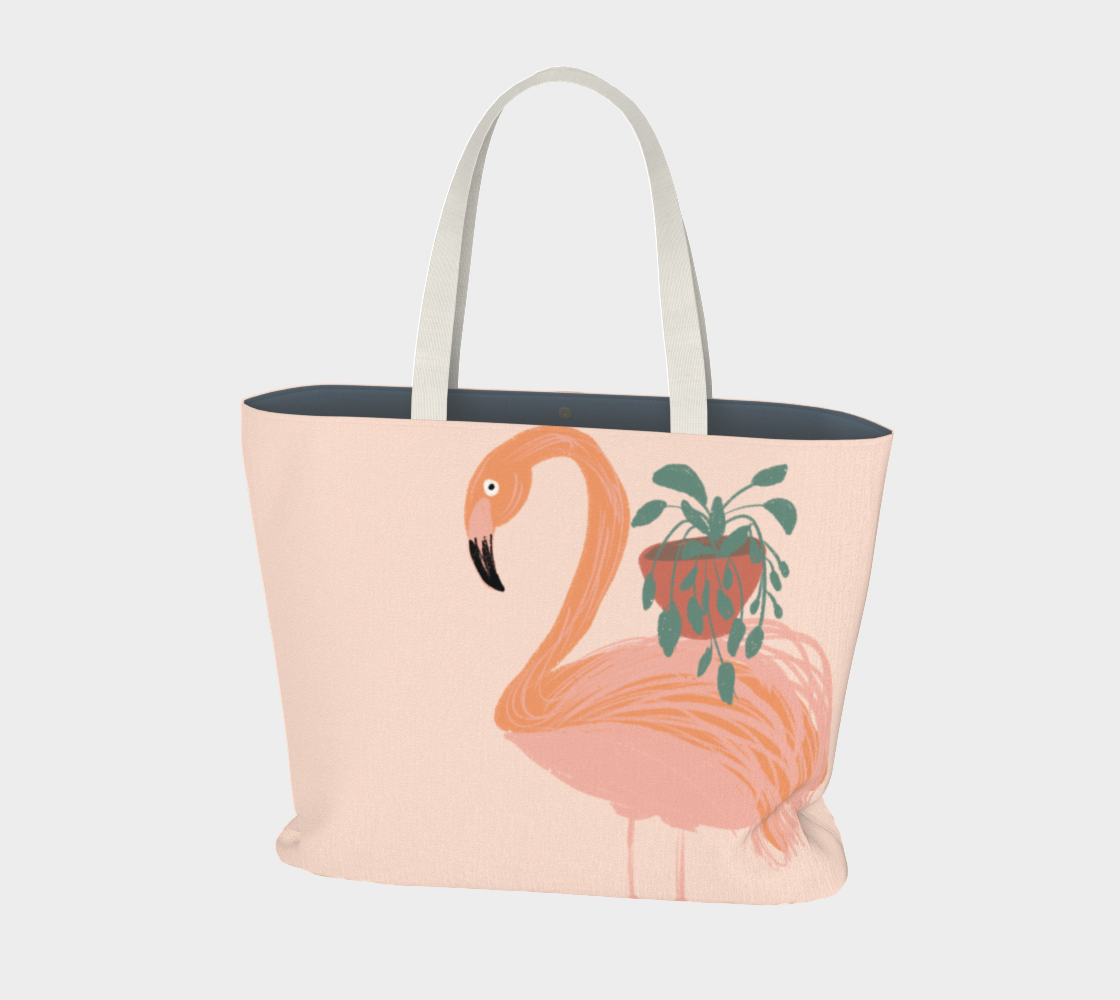 Flamingo and Plant Lovers Art preview
